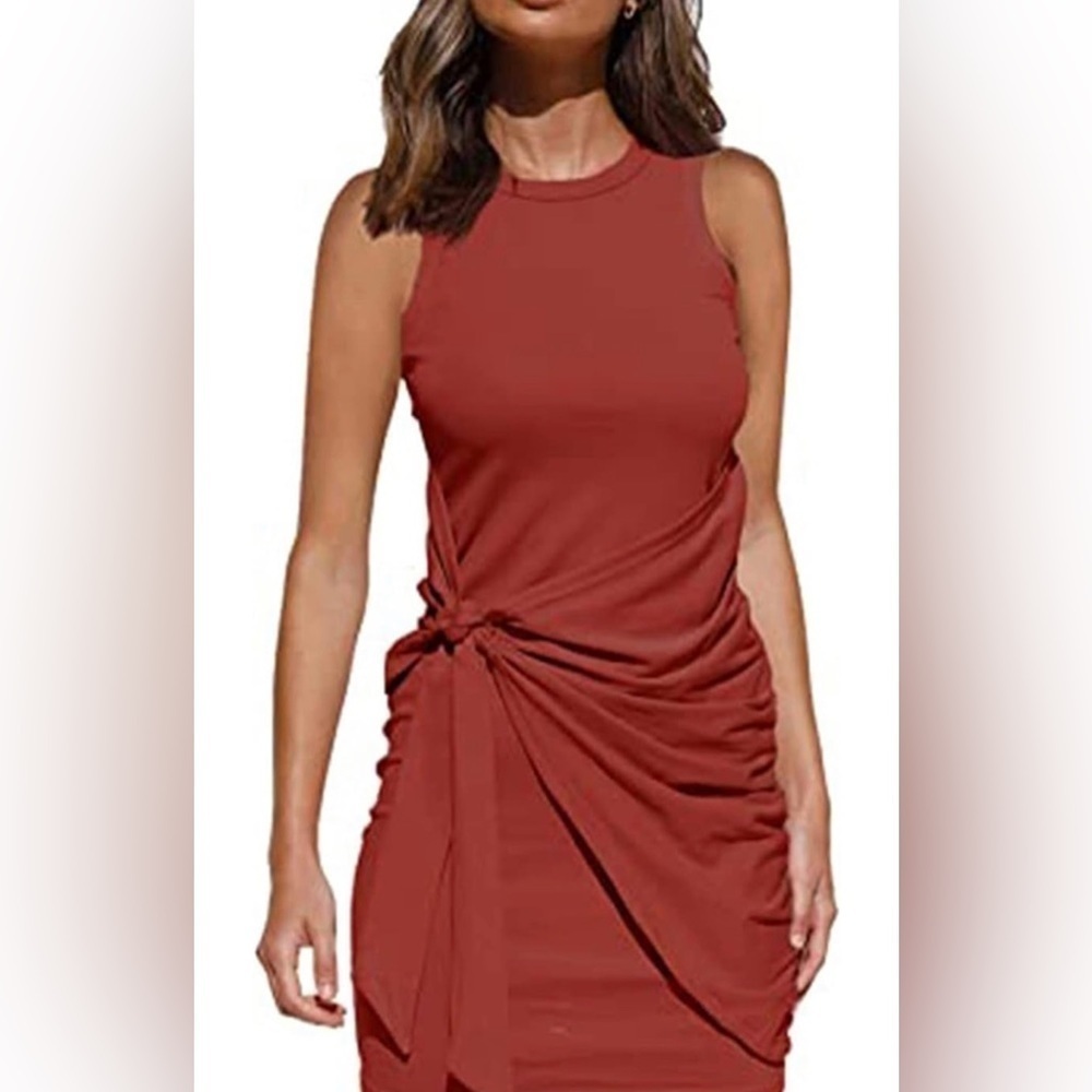 Women’s faux wrap dress
